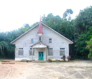 Church in the Amazon rainforest